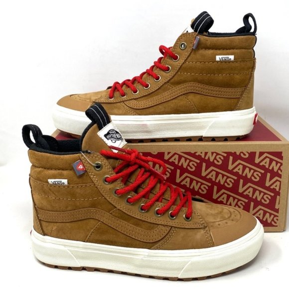 VANS Sk8-Hi MTE-2 High Top Suede Lights Brown Women's Size Sneakers VN0007NKGWU - Picture 3 of 9